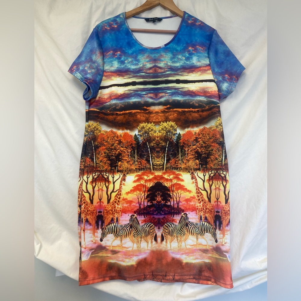 Just Love womens safari dress size 2XL